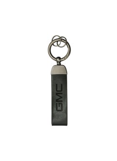 GMC Metal Ring PU Leather Strap Keychain Home Key Chain Car Keychain GMC Car Key Chain Super Finish 1Pcs  - Image 2