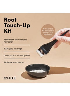 dpHUE dpHUE Root Touch-Up Kit, Medium Blonde - Permanent Hair Color for Gray Coverage - Includes Two Applications - Paraben, SLS & SLES Sulfate Free - Leaping Bunny Certified  - Image 2