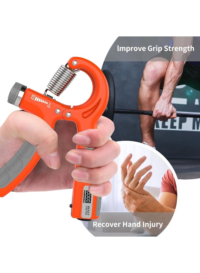 PROIRON PROIRON Hand Grips Strengthener with Counter, Adjustable Grip Strength Trainer, Hand Exerciser with Stainless Steel Spring, Non-Slip Gripper, Gripster for Strong Wrists, Fingers, Forearm, Hands, Arm - Image 4