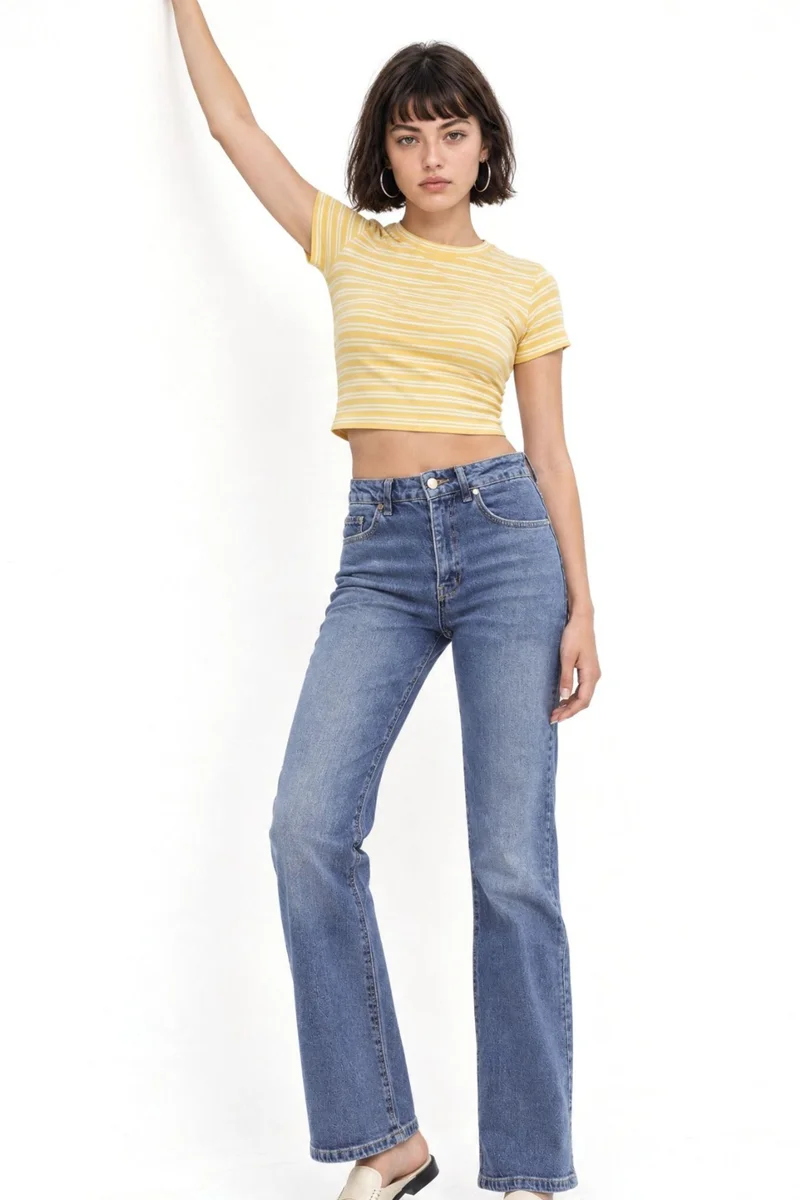 سكوالو SQUALO Straight Leg Pants