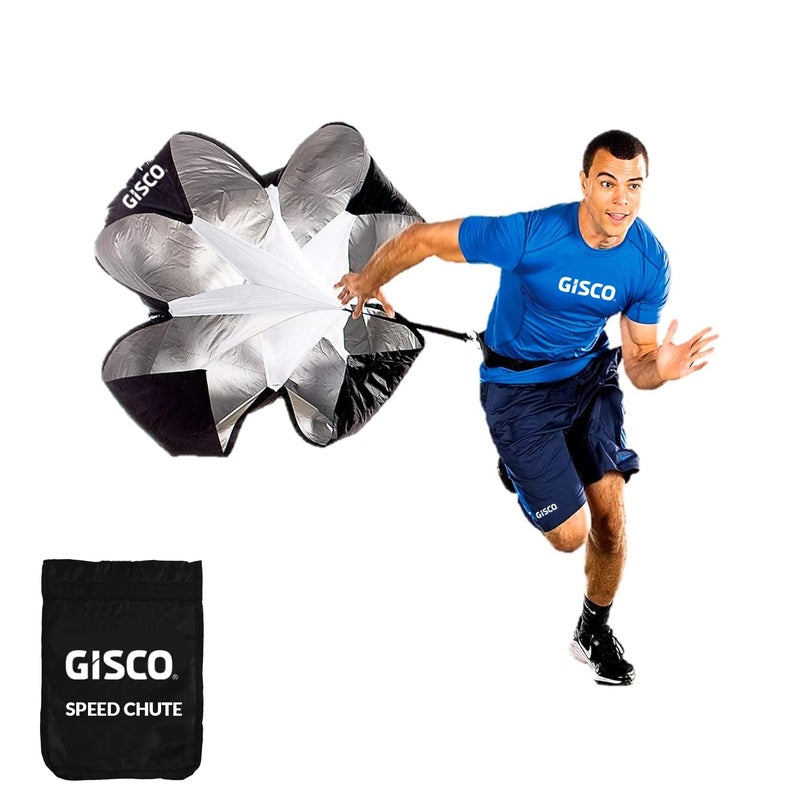 GISCO Speed Chute | Training Resistance Speed Parachute | 48 inch | in Carry Bag - Image 1