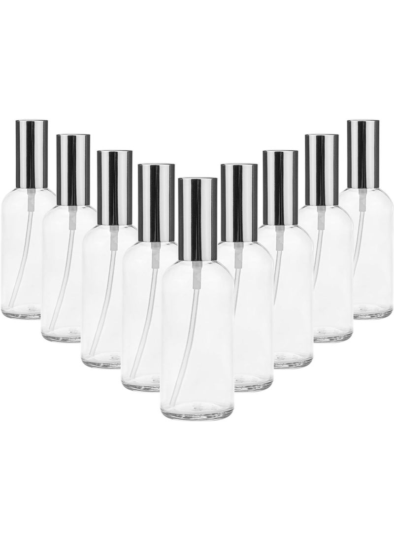 Foraineam Foraineam 12 Pack 100ml / 3.4 oz. Clear Glass Spray Bottles for Perfume, Essential Oils, Cleaning Products 
