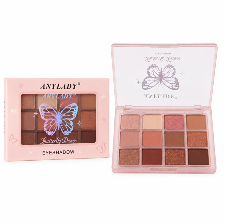 Me Now 12 Colors Nude Eyeshadow Palette Matte Shimmer Brown Eye Shadow Makeup Kit Compact Warm Neutral Palette for Daily Use 02 - Image 1