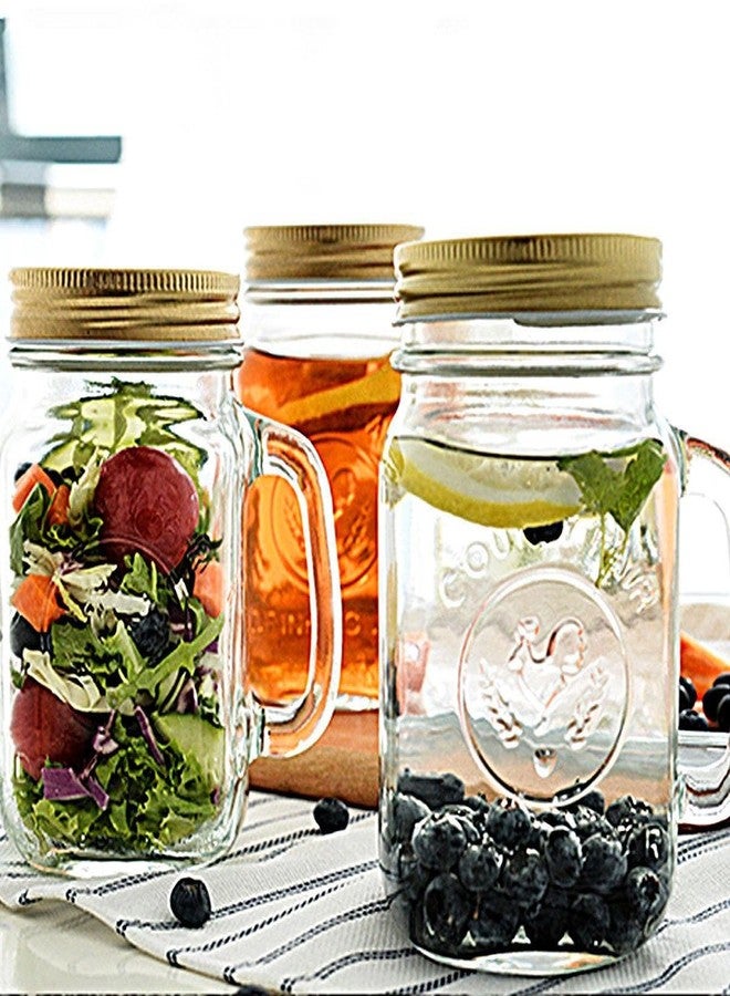werdecade 24Pcs/12 Sets Regular Mouth Canning Lids for Ball, Kerr Jars, Premium Mason Jar Lids with Bands/Rings for Regular Mouth Ball, Mason Jars (Gold, 70mm regular mouth) - Image 5