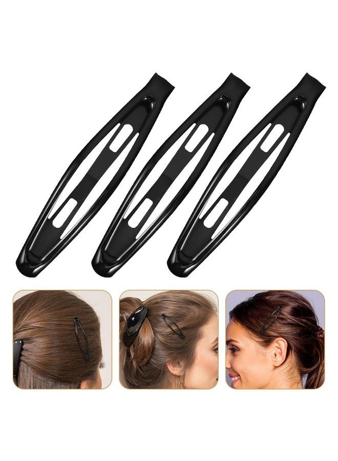 Uonlytech Black Metal No Slip Hair Clips, Barrettes and Hairpins for Girls and Women - Image 4