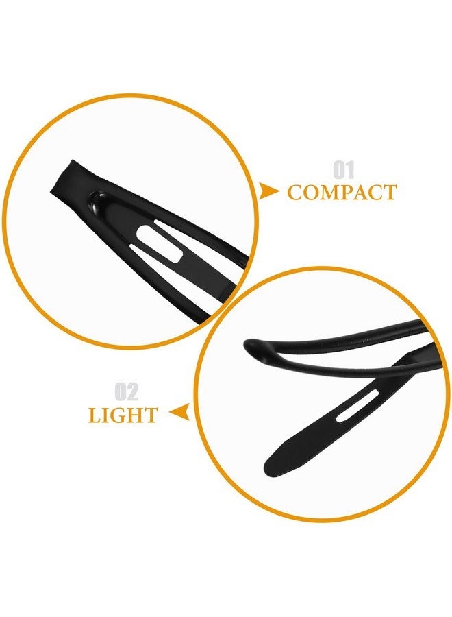 Uonlytech Black Metal No Slip Hair Clips, Barrettes and Hairpins for Girls and Women - Image 3
