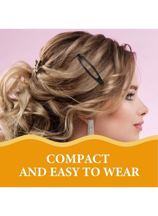 Uonlytech Black Metal No Slip Hair Clips, Barrettes and Hairpins for Girls and Women - Image 5