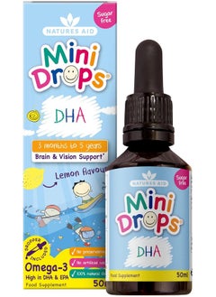 Natures Aid Natures Aid Dha Mini Drops For Infants & Children 50Ml  - Image 1