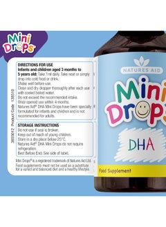 Natures Aid Natures Aid Dha Mini Drops For Infants & Children 50Ml  - Image 2