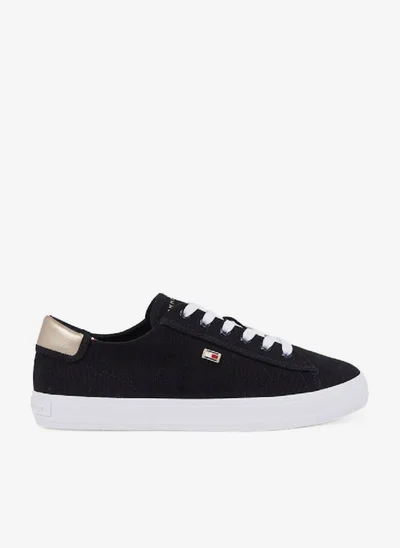 TOMMY HILFIGER Vulcanised Canvas Lace Up Sneakers