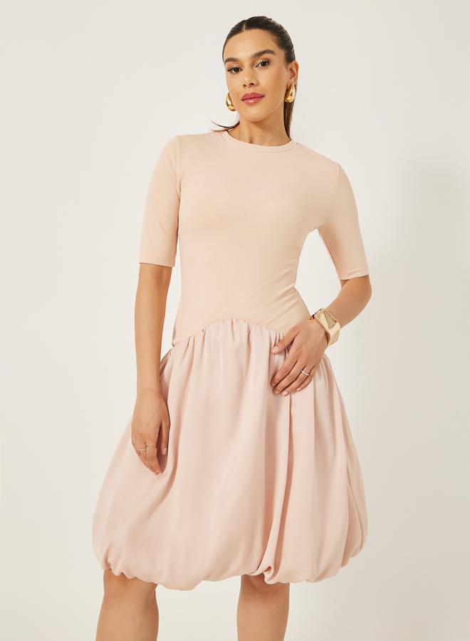 Styli Blouson Skirt Mini Dress - Image 1