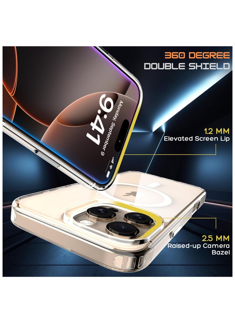 XLOGIX - XLogiX Clear Case for iPhone 16 Pro Max – Slim, Stylish, Transparent Back Cover with MagSafe Compatibility & Shockproof Protection | ClearX Series - Image 1