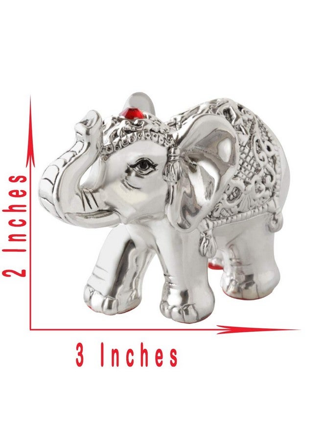 PRD CARATCAFE CaratCafe Pure Silver 999 Elephant Idol Symbol of Lord Ganesha/Buddha/FENG Shui for Diwali/New Year, Spiritual Worship, Wealth, Luck & Prosperity ( NT Weight 26-30 Grams) - Image 3