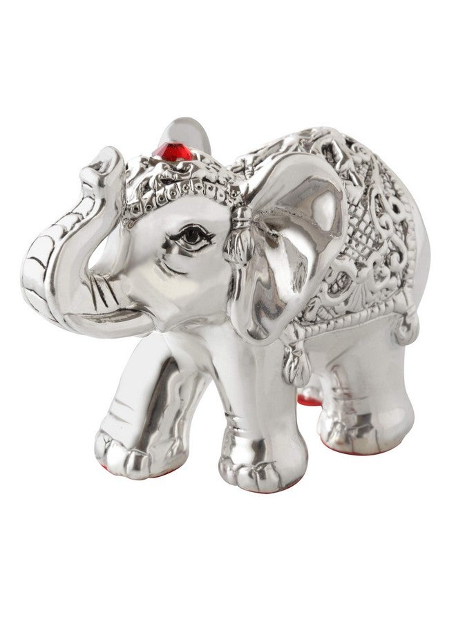 PRD CARATCAFE CaratCafe Pure Silver 999 Elephant Idol Symbol of Lord Ganesha/Buddha/FENG Shui for Diwali/New Year, Spiritual Worship, Wealth, Luck & Prosperity ( NT Weight 26-30 Grams) - Image 1