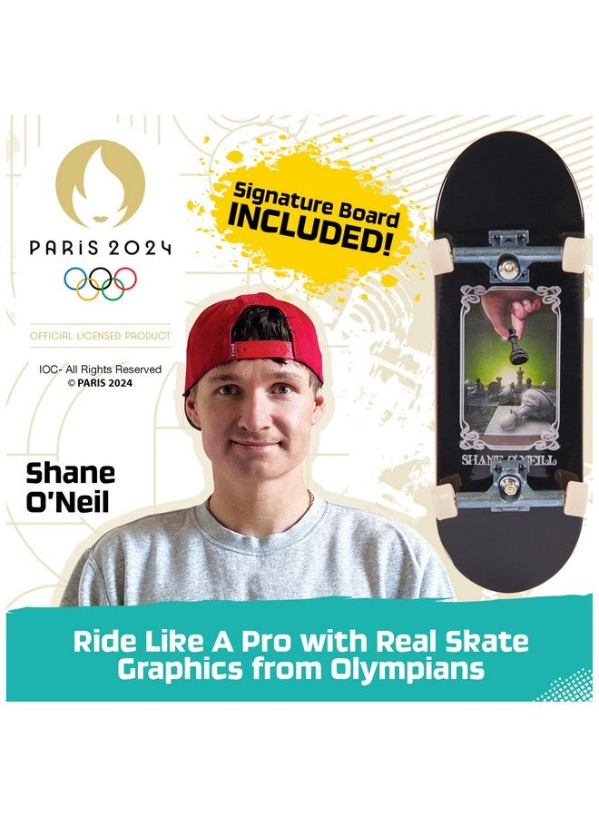 Tech Deck, Shane O’Neill’s Olympic Games Paris 2024 Ramp Customizable X-Connect Park Creator Playset & Exclusive Fingerboard, Kids Toy for Ages 6+ - Image 3