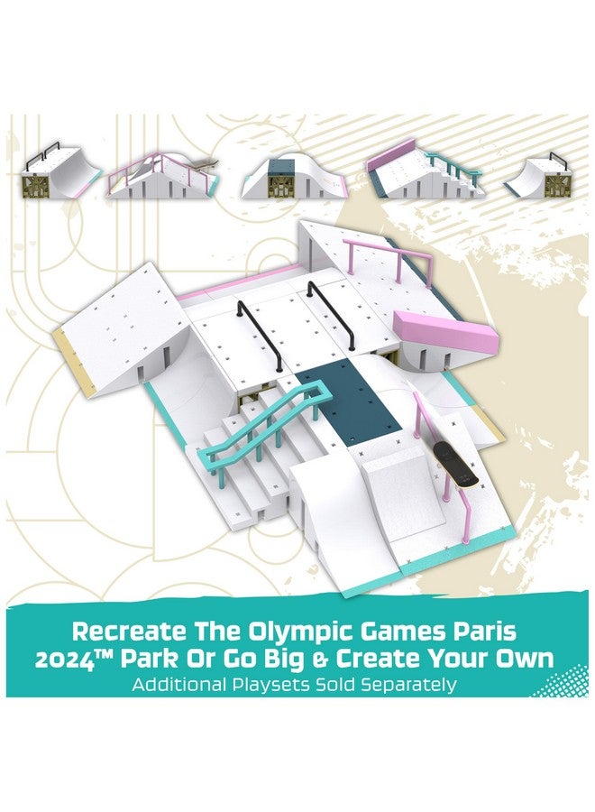 Tech Deck, Shane O’Neill’s Olympic Games Paris 2024 Ramp Customizable X-Connect Park Creator Playset & Exclusive Fingerboard, Kids Toy for Ages 6+ - Image 4