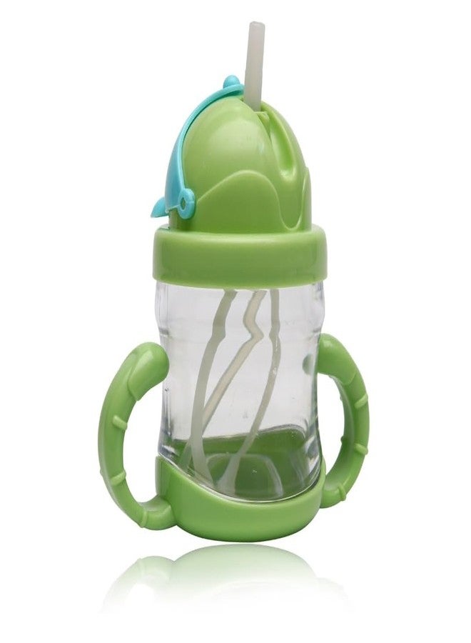 أليا زجاجة رضاعة للأطفال من Alya The Cheeky Kidzz Premium مزودة بماصة سعة 125 مل لإطعام الأطفال بالماء والحليب والسوائل (التصميم 609) - Image 3