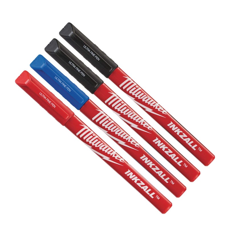 Milwaukee 48-22-3165 4PK INKZALL Color Ultra Fine Point Pen - Image 1