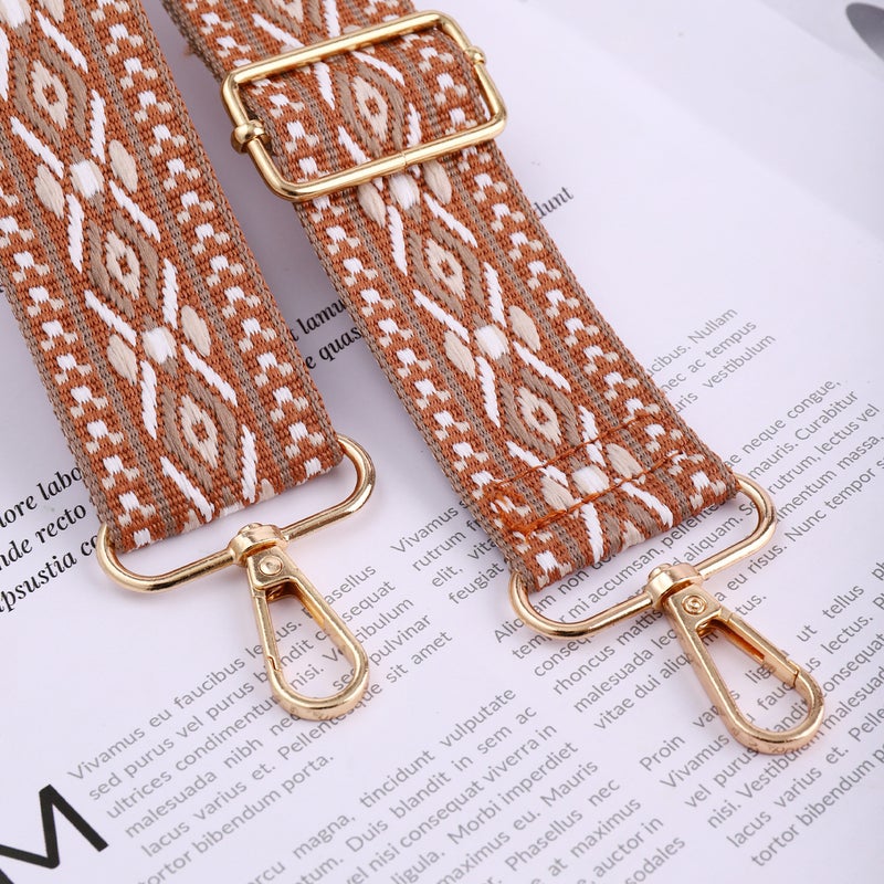 Ethnic Style Bag Strap Diy Simple Women'S Bag Replacement Strap Bag Wide Shoulder Strap Long Shoulder Strap Wide Shoulder Strap Single Shoulder Crossbody Strap - Image 3