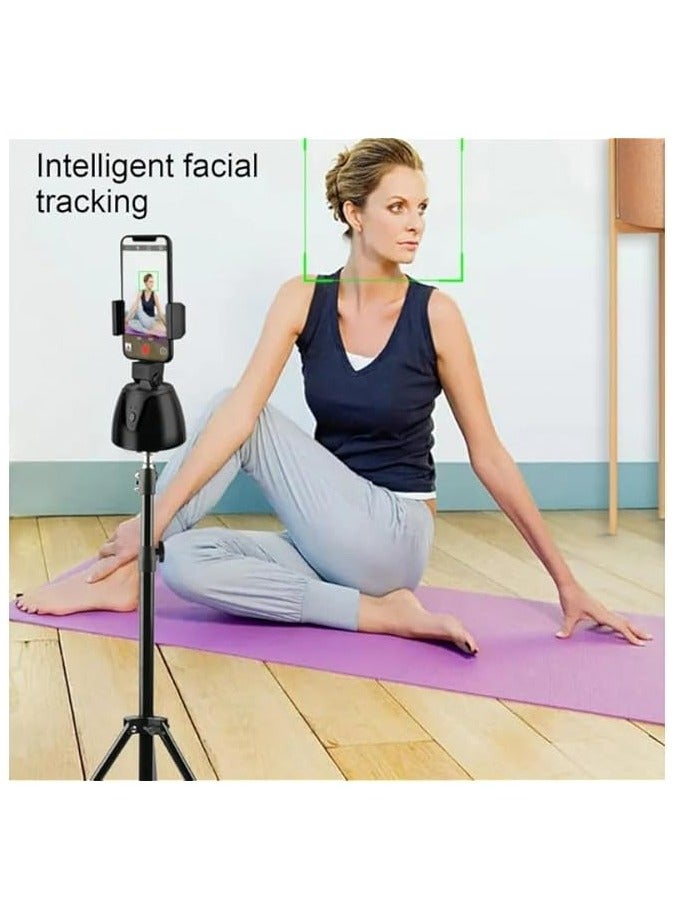 بروماس التعرف التلقائي على الوجه وتتبع الحركة ومثبت الهاتف الذكي، صور ذكية وفيديو فيس تايم وتصوير بانورامي بزاوية 360 درجة ومضادة للاهتزاز وحامل هاتف ومدونة فيديو وحامل ثلاثي القوائم - Image 3