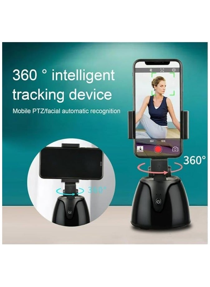 بروماس التعرف التلقائي على الوجه وتتبع الحركة ومثبت الهاتف الذكي، صور ذكية وفيديو فيس تايم وتصوير بانورامي بزاوية 360 درجة ومضادة للاهتزاز وحامل هاتف ومدونة فيديو وحامل ثلاثي القوائم - Image 4