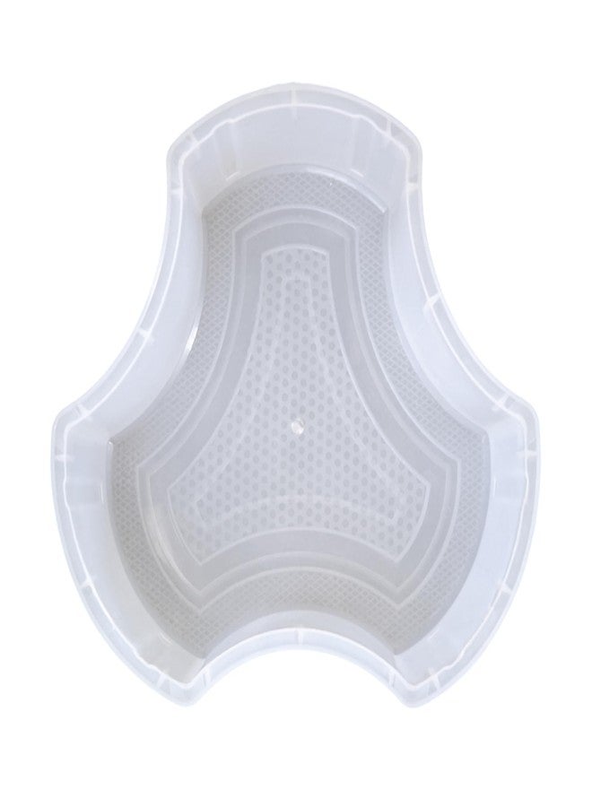 Reyal Lightweight Plastic Cosmic Paver Block Mould(80mm) Interlocking Paver Mould (Pack of 1) - Image 1