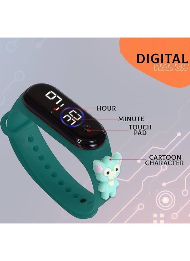 Generic - Digital Watch Touch for Kids Rubber Strap With a Fun and Attractive Design - Image 1