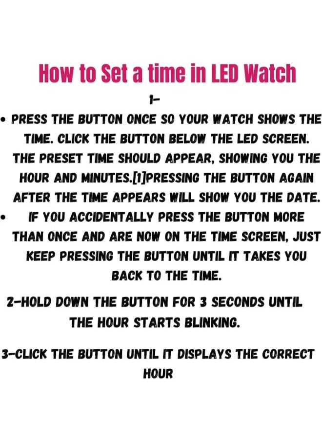 Generic - Digital Watch Touch for Kids Rubber Strap With a Fun and Attractive Design - Image 1