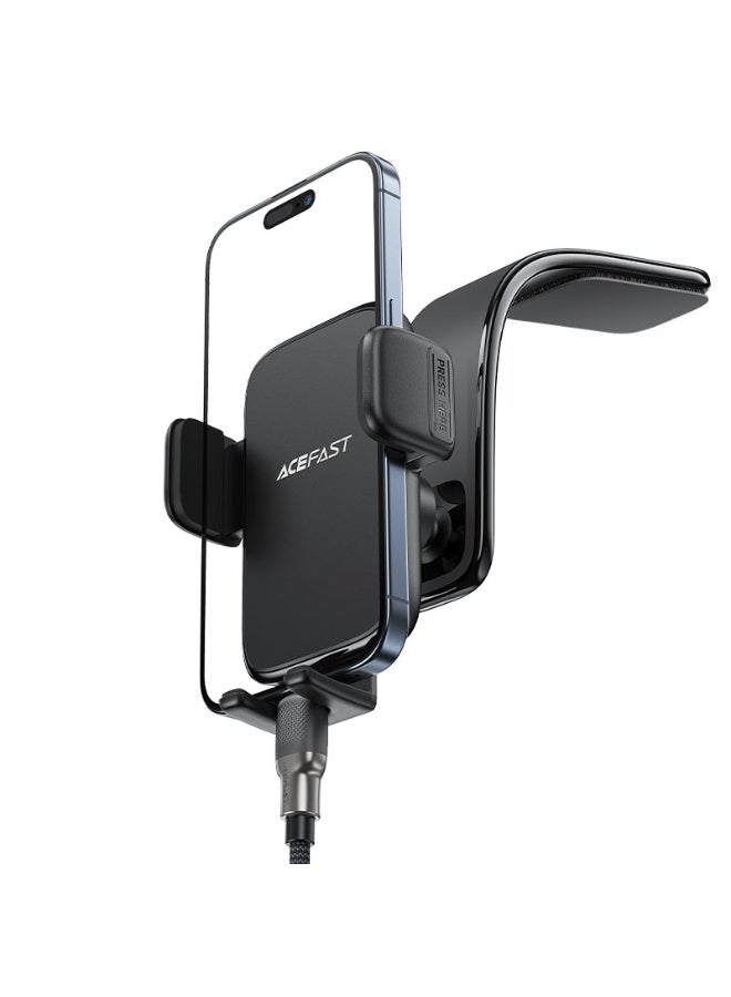 ACEFAST Car Mount Holder D28,  Rotation and Angle Adjustment, Widely Compatible, Soft Silicone Pads, Three-axis Linkage, Stable Fixation - Black - Image 2