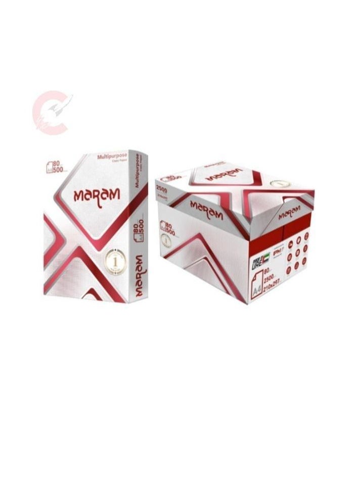 Maram - Maram A4 Copy Paper 1 Box 5 Ream - Image 1