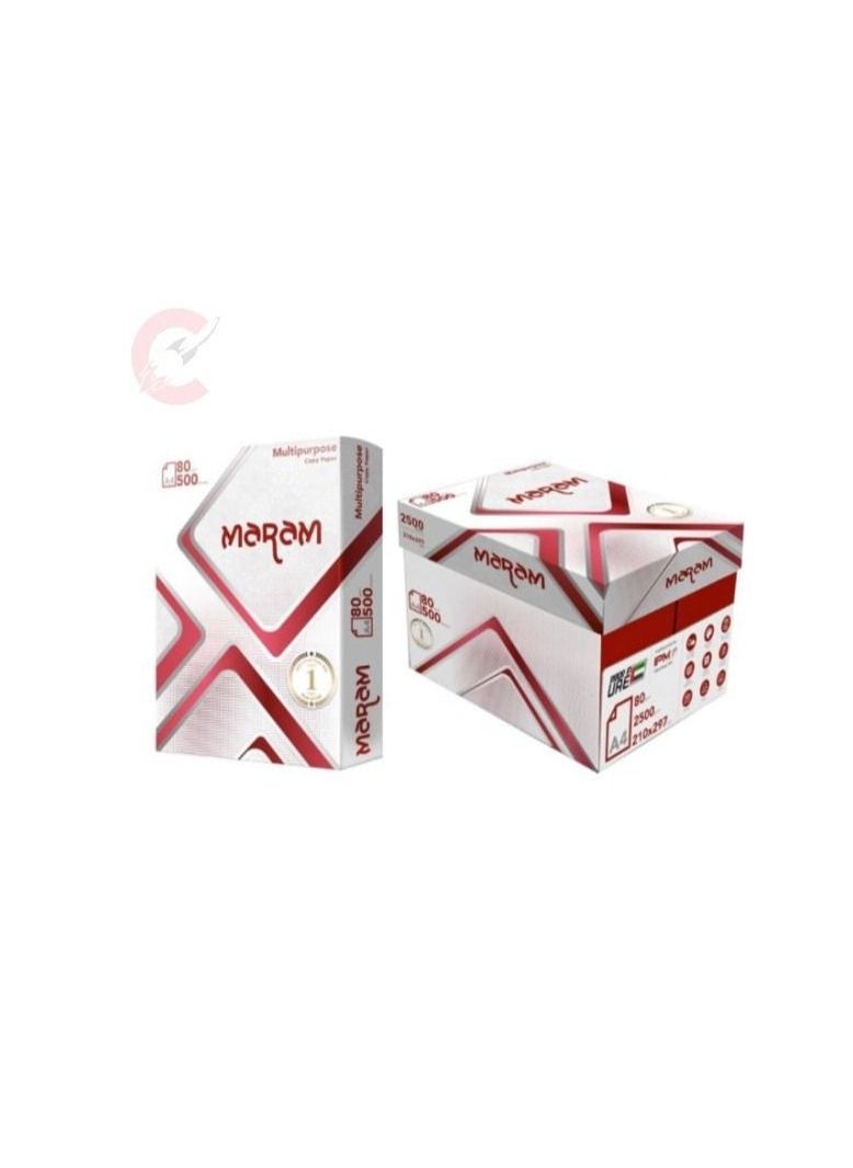 Maram - Maram A4 Copy Paper 1 Box 5 Ream - Image 1