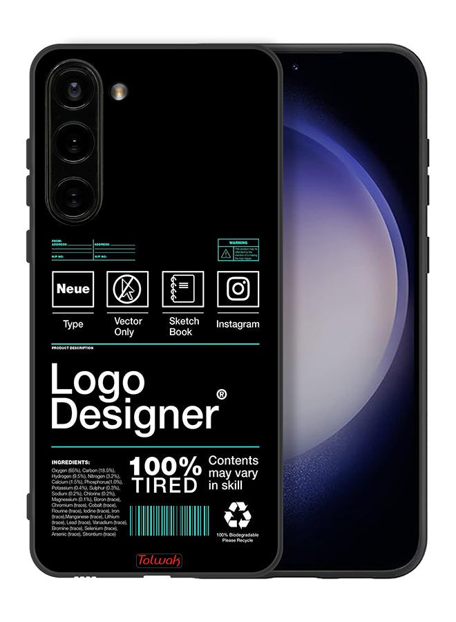 Tolwak Samsung Galaxy S23 5G Protective Case Cover Logo Designer Sticker - Image 2