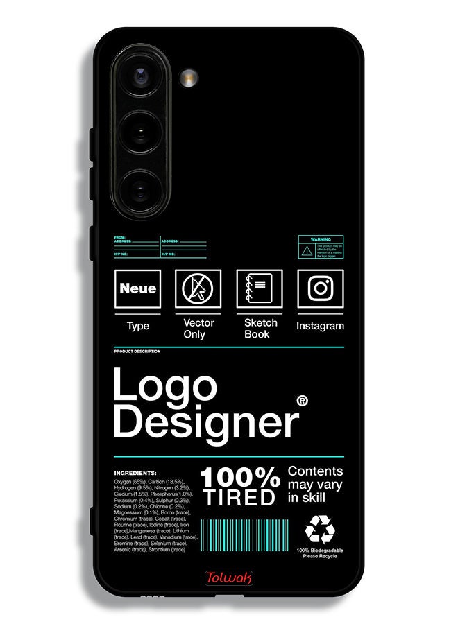 Tolwak Samsung Galaxy S23 5G Protective Case Cover Logo Designer Sticker - Image 3