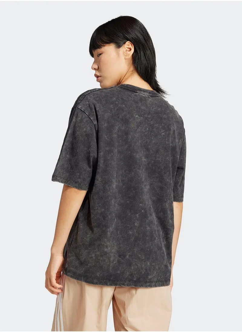 adidas Originals Washed Boyfriend Fitted T-Shirt