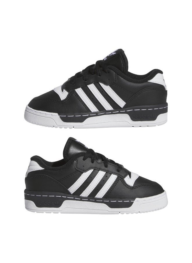 Adidas Adidas Rivalry Low C Black Basketball Shoes For Kids Unisex 10K  - Image 1