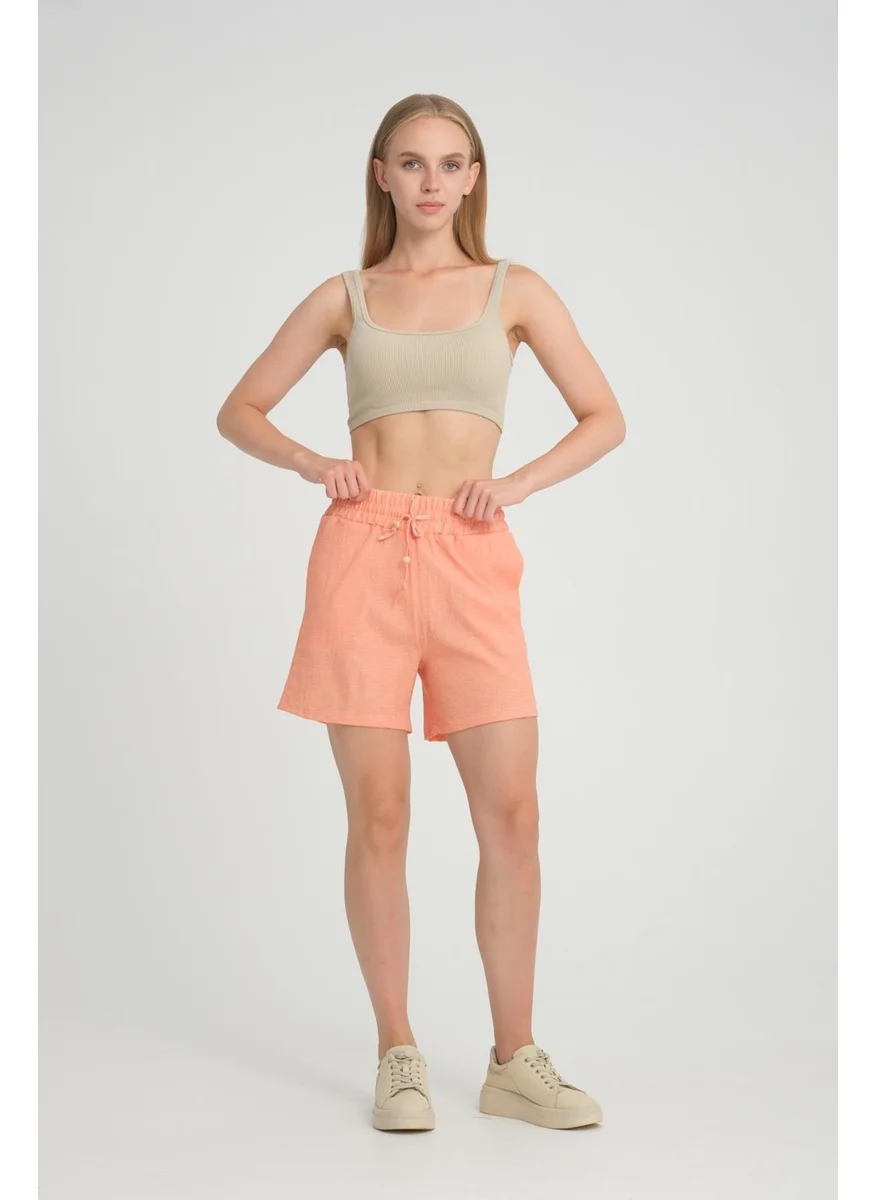 Alexander Gardi Alexandergardı Elastic Waist Pocket Shorts (B23-0017 00)