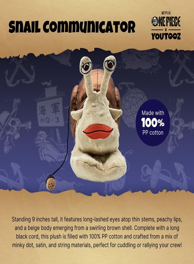 YOUTOOZ You Tooz Snail Communicator Plushie, 9IN Collectible From One Piece - Soft 100% PP Cotton Stuffed Collection - Image 2