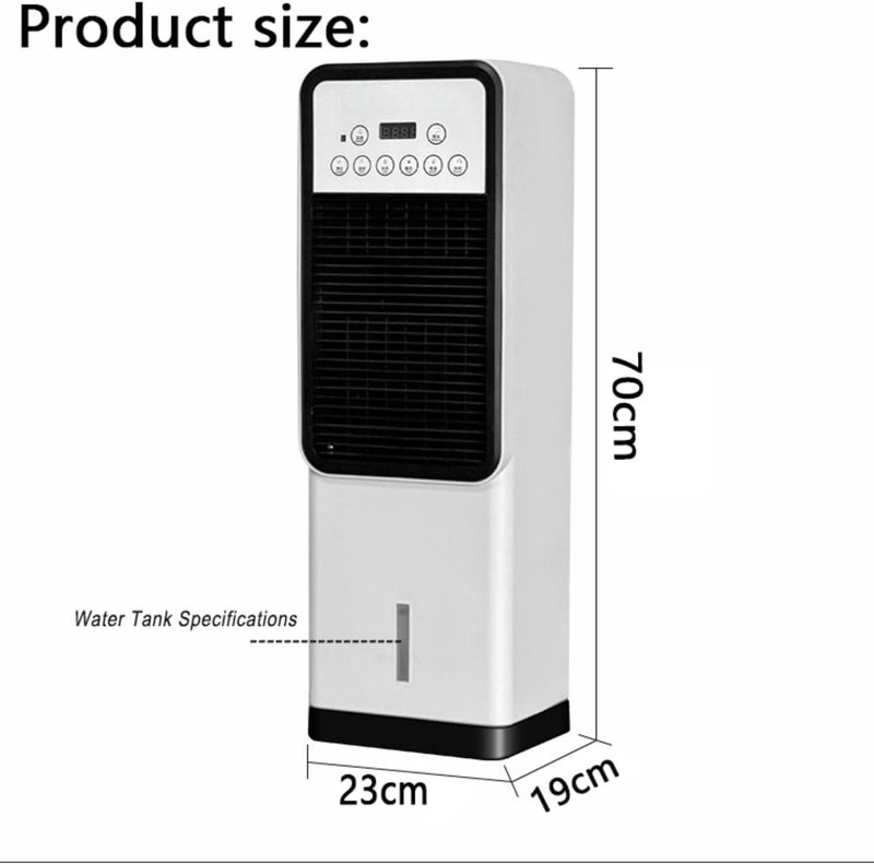 LINJIE Tower Fan for Bedroom，Quiet Tower Fan, Space Heater & Cooler Fan Combo,with Remote, Quiet, 12H Timer, For Home Bedroom Living Room（White） - Image 5