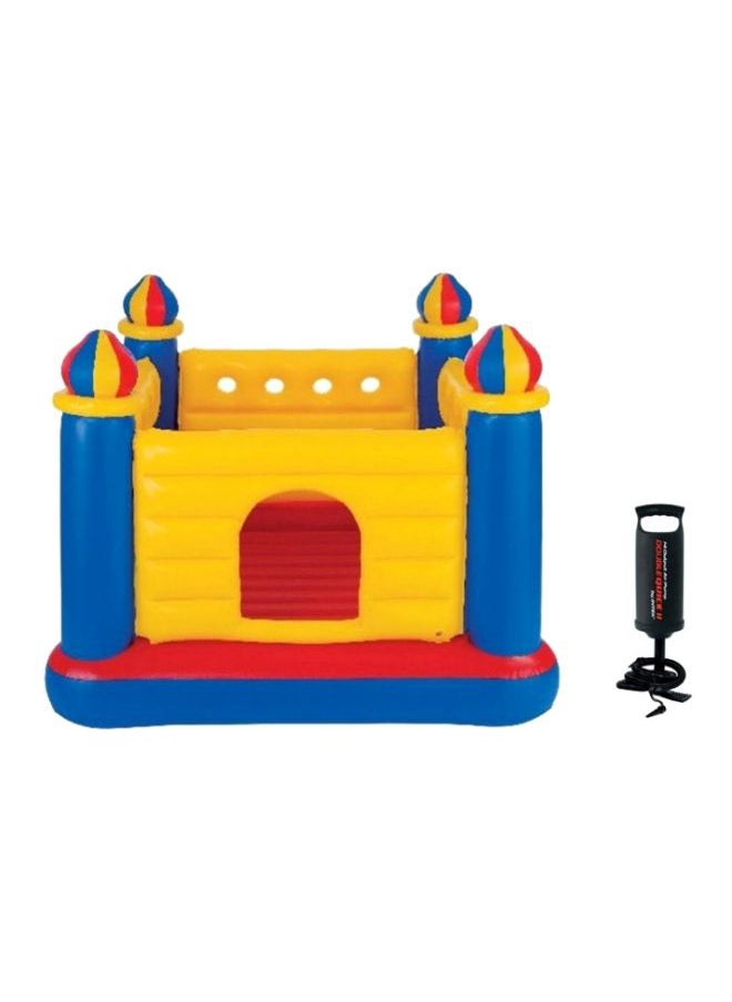 INTEX Jump-O-Lene Castle Inflatable Bouncer With Air Pump  - Image 1