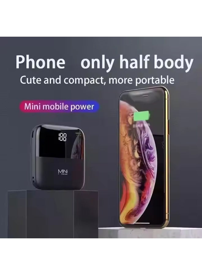 Mini Ultra-Compact 10000mAh Mini Power Bank – Fast Charging Digital Display with Type-C & USB Outputs - Image 4