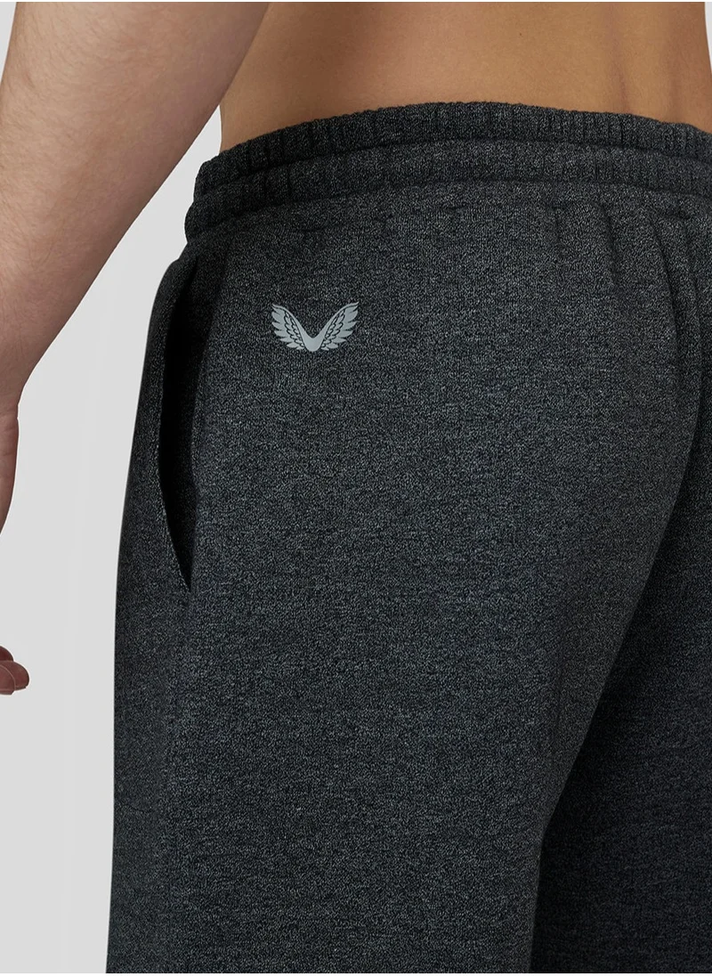 CASTORE Black Marl Graphic 6" Sweat Shorts