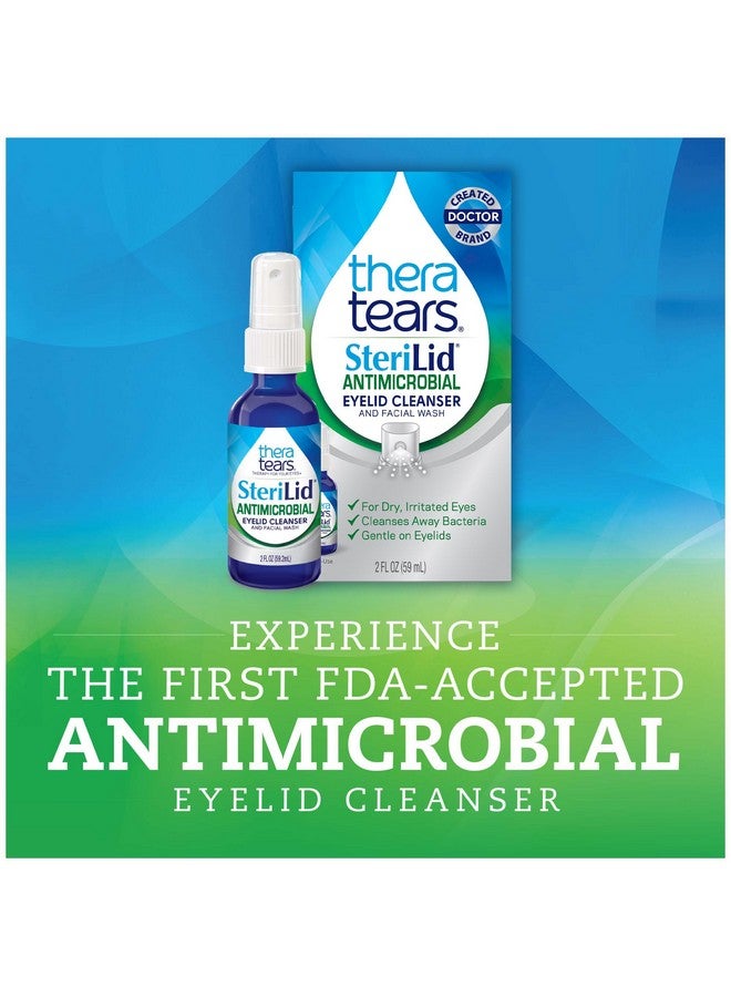 Sterilid Antimicrobial Eyelid Cleanser And Face Wash, For Irritated Eyes, 2 Fl Oz Spray