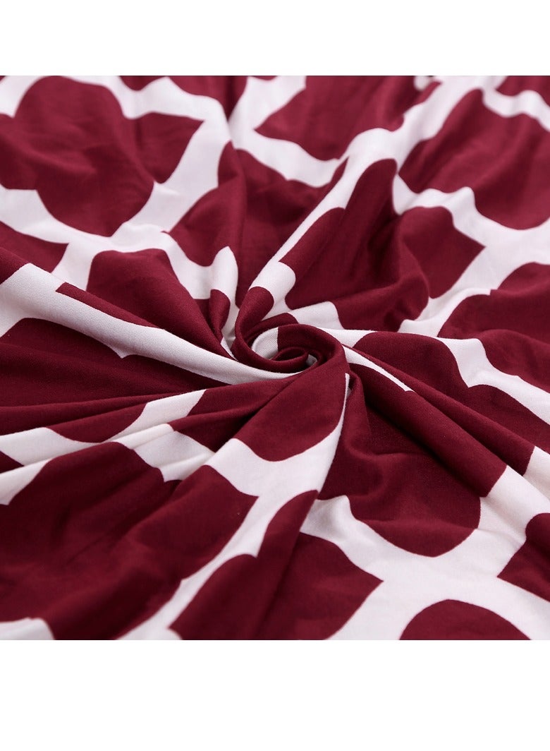 DUNISO Sofa cover, elastic printed sofa protective cover, anti slip furniture cover, anti fouling and wear resistant, suitable for all seasons, suitable for three seater sofas, 190 to 235cm - Image 4