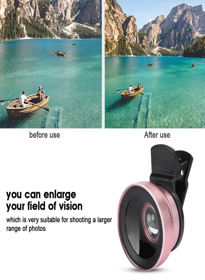 Cuifati Professional Phone Camera Lens 12.5X Macro Lens and 0.45X Super Wide Angle Lens for Android & iOS Smartphone, Universal Design 2 in 1 Phone Lens Kit - Image 3