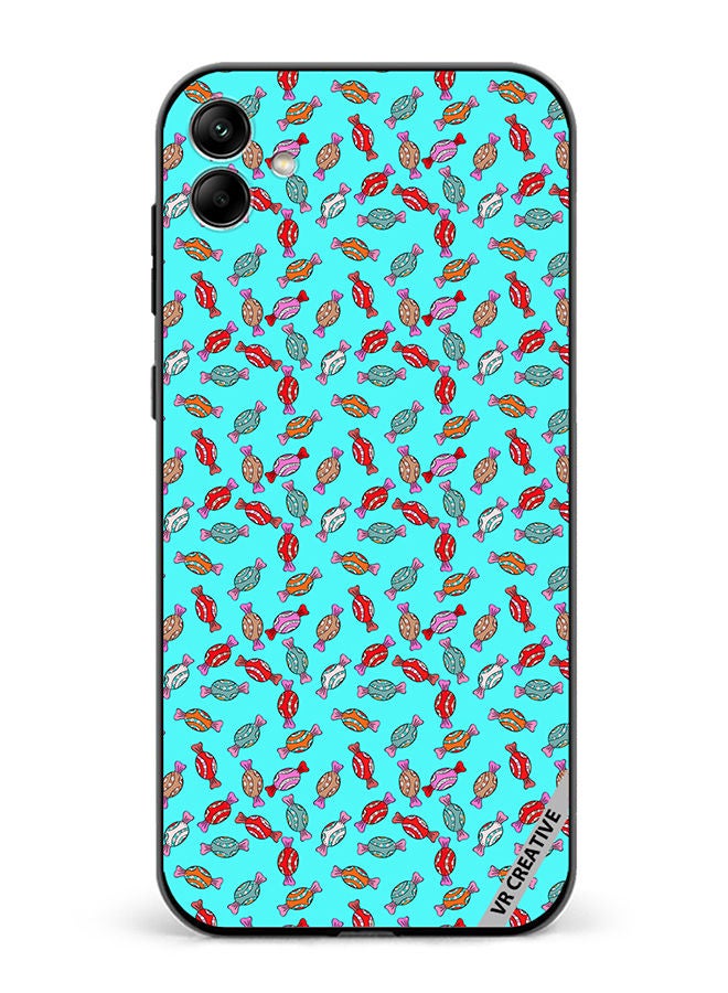 VR CREATIVE Protective Case Cover For Samsung Galaxy A04 Trendy Raster Design Multicolour - Image 1