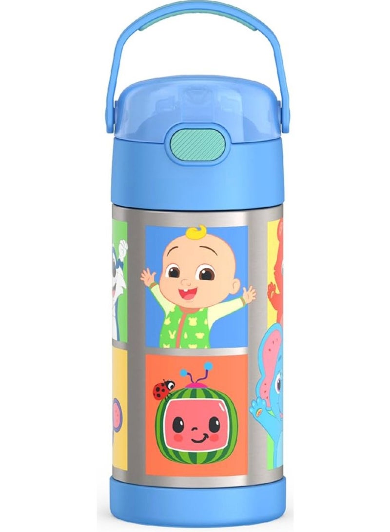 Thermos 12 oz Funtainer Water Bottle, Stainless Steel - Image 1