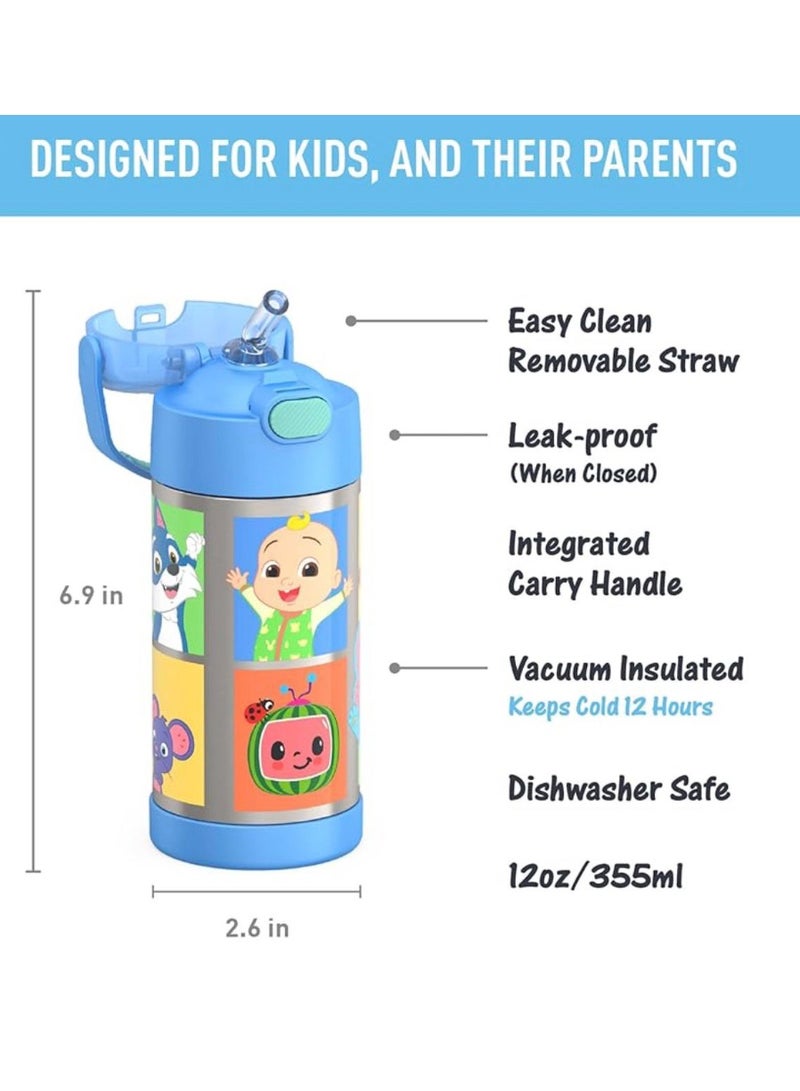 Thermos 12 oz Funtainer Water Bottle, Stainless Steel - Image 2