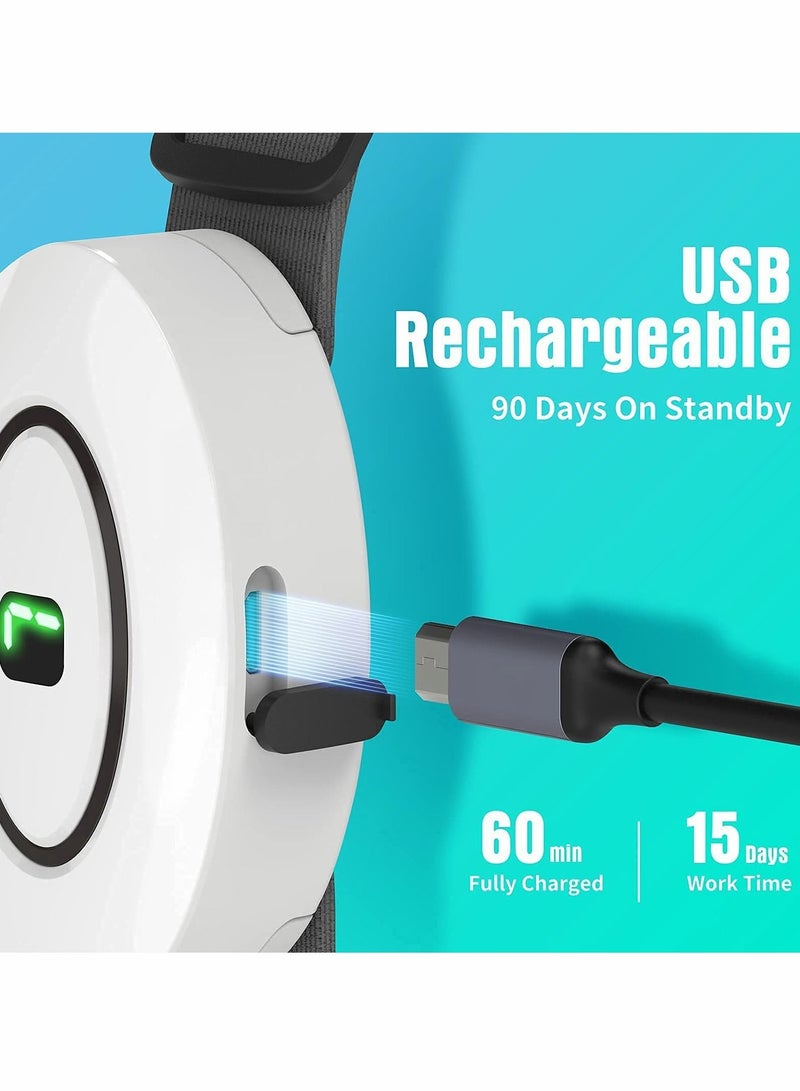 Excefore Bark Collar Rechargeable Anti Barking Dog Collars with 7 Adjustable Sensitivity and Intensity Beep Vibrations for Small Medium Large Dogs - Image 3