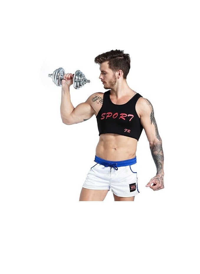 Generic - Men's Neoprene Brace Vest Chest Support Strap Protective Gear Fitness Sports Injury Prevention and Recovery (L) - Image 1