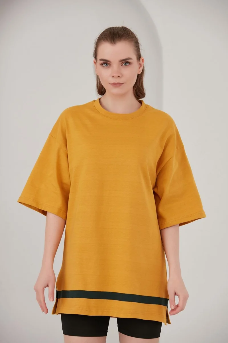 الكسندر جاردي Cotton Oversize T-Shirt (B22-70400)